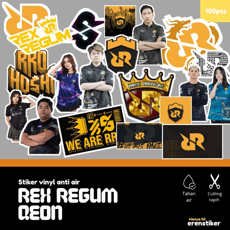 Jual STIKER CLUB GAME MOBAIL LAGEND RRQ ANTI AIR [100PCS] STIKER CASING ...