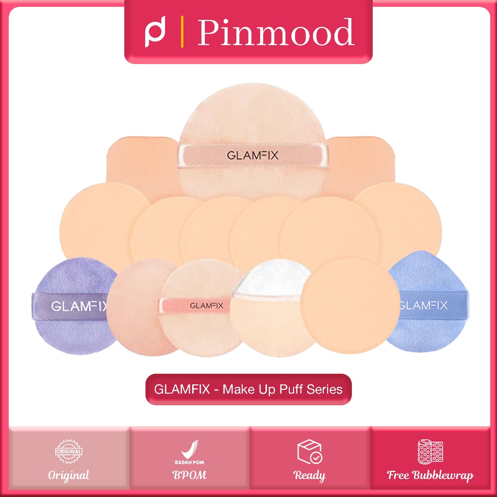 Jual GLAMFIX - EXPERT POCKET MAKEUP POWDER SOFT PUFF SERIES - Puff ...