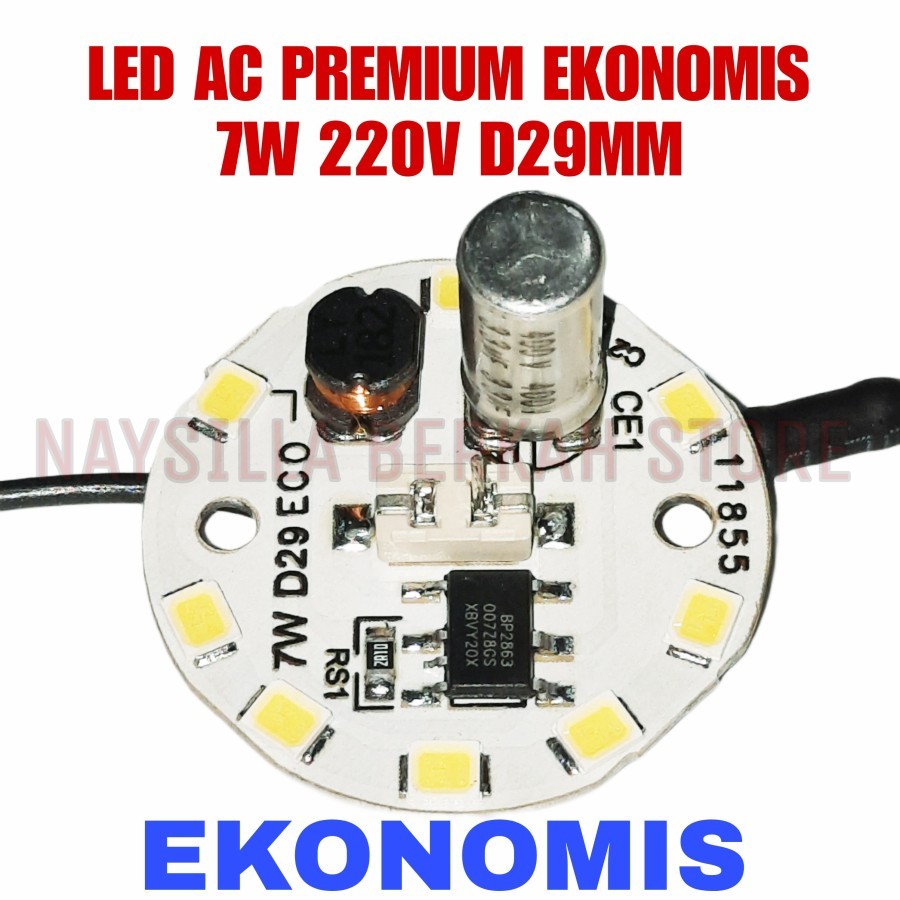 Jual PCB LED AC PREMIUM EKONOMIS 7W 220V DIAMETER 29MM - PCB LED AC ...