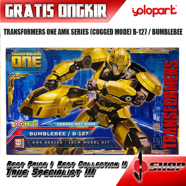 YOLOPARK – Transformer Bumblebee B-127 – 12,5 Cm – Sans Transformation – Articulé – Film Transformers One