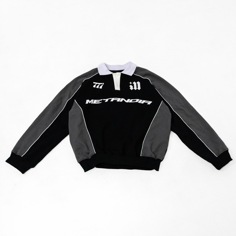 Jual 777 Boxy Rugby Crewneck - Metanoia Official | Shopee Indonesia