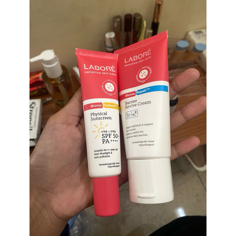 Jual PRELOVED LABORE SUNSCREEN LABORE BARRIER CREAM | Shopee Indonesia