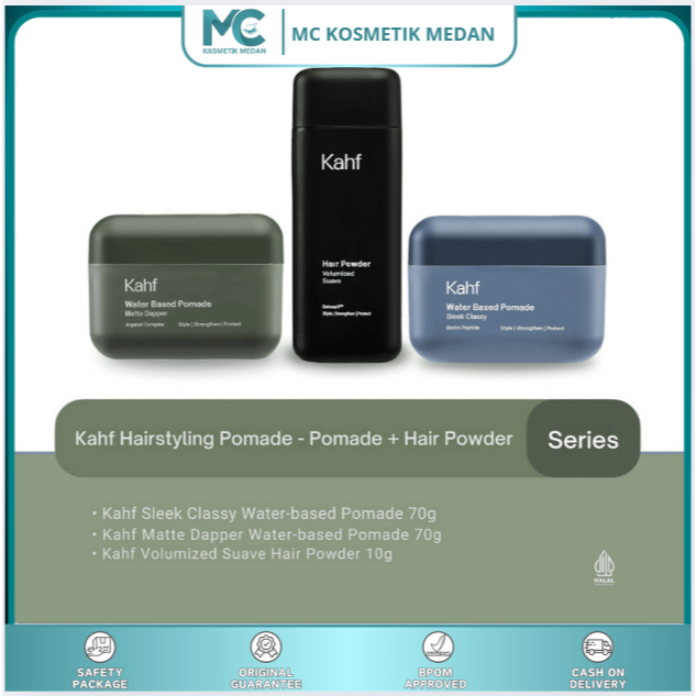 Jual KAHF-Water Based Pomade & Hair Powder | Shopee Indonesia