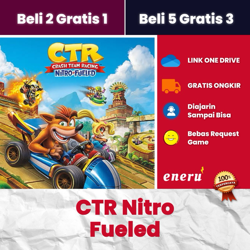 Jual CTR Crash Team Racing Nitro Fueled - Game PC - Game Laptop - Game ...