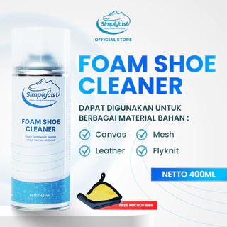 Simplycist - Foam Shoee Cleaner - Pembersih Sepatu Instan Tanpa Air 400ML