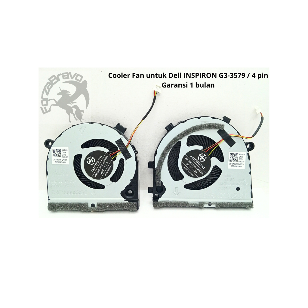 Ventola CPU Per Dell G3 3579 – Compatibile TJHF2, 0TJHF2, DC28000KUF0, 4 Pin, 5V 0.5A