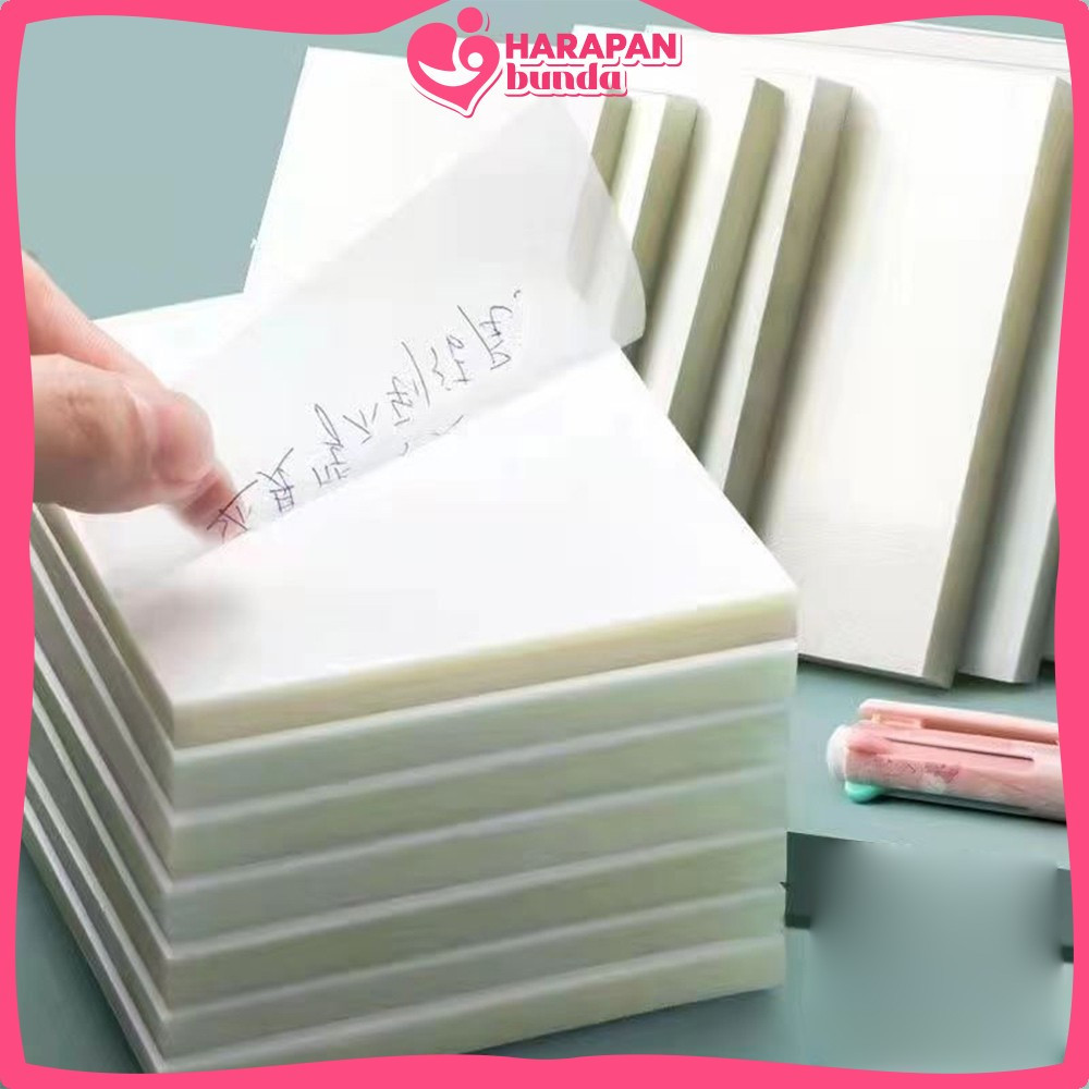 Jual Kertas Memo Transparan Isi 50 Lembar Waterproof Untuk Kantor ...