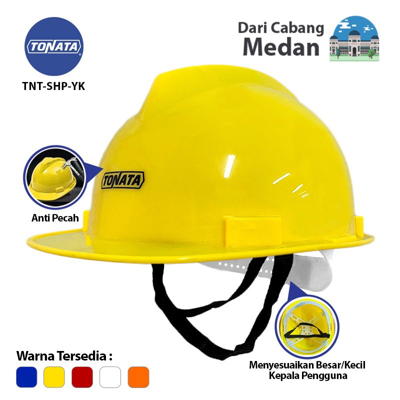 Jual Safety Helmet / Helm Proyek Include Inner Ring / Helm Kerja Kuning ...