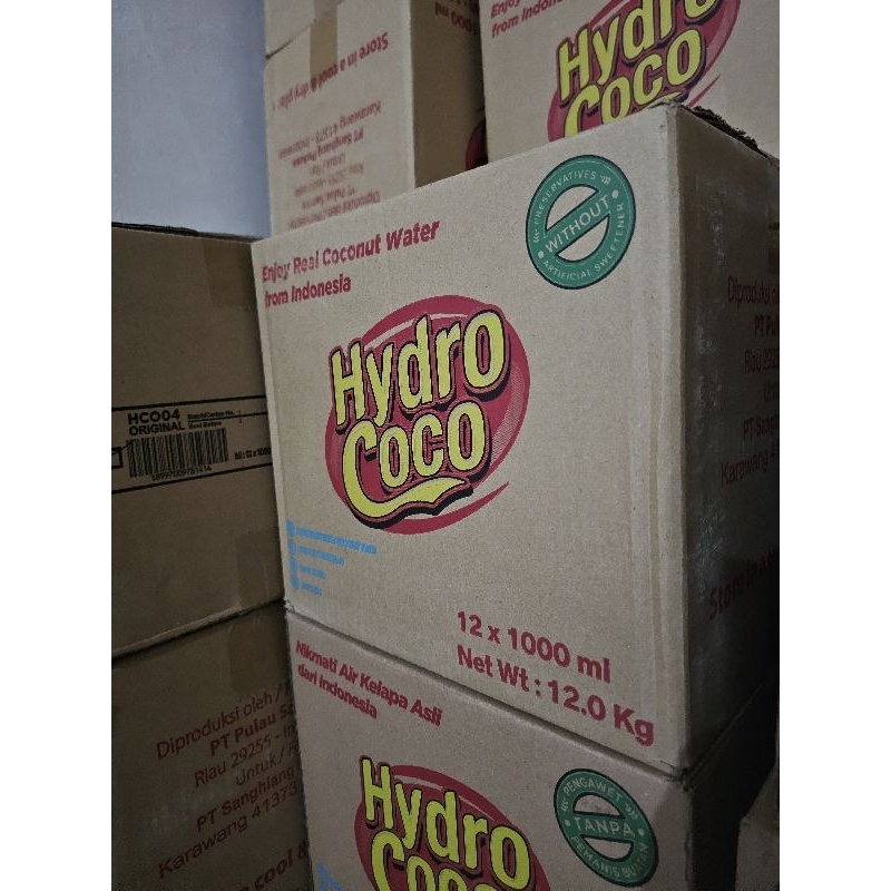 Jual Hydro Coco Premium Coconut Water 12x1000ml | Shopee Indonesia