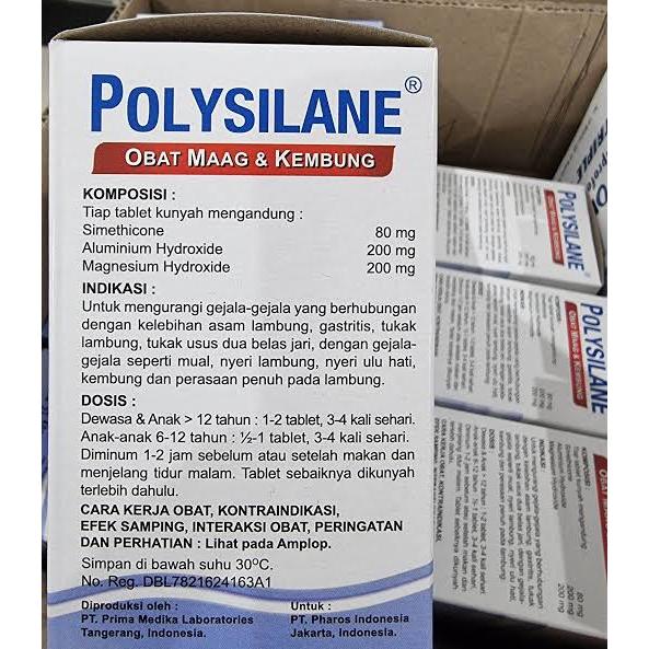 Jual POLYSILANE ISI 8 TABLET (PER STRIP) | Shopee Indonesia