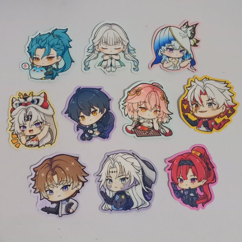 Jual Wuthering Waves / WuWa Sticker Jiyan Scar Shorekeeper Lingyang ...