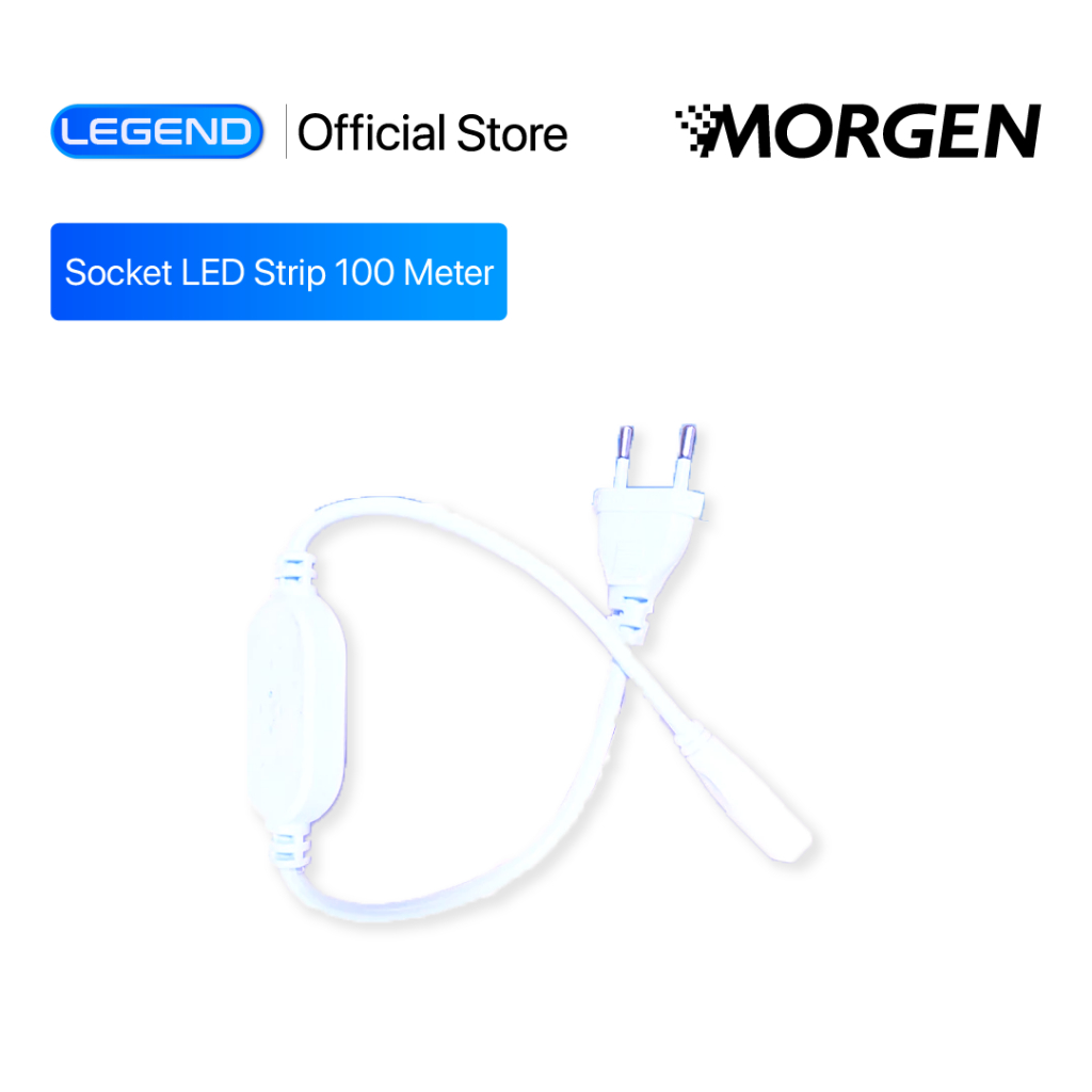 Jual MORGEN ADAPTOR SOCKET LED LIGHT STRIP 8MM LEGEND - KABEL COLOKAN ...