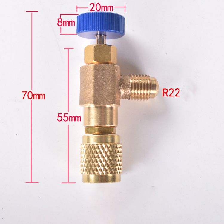 Jual R22/R410 Charging Valve Converter Sambungan Manifold Adapter Katup ...