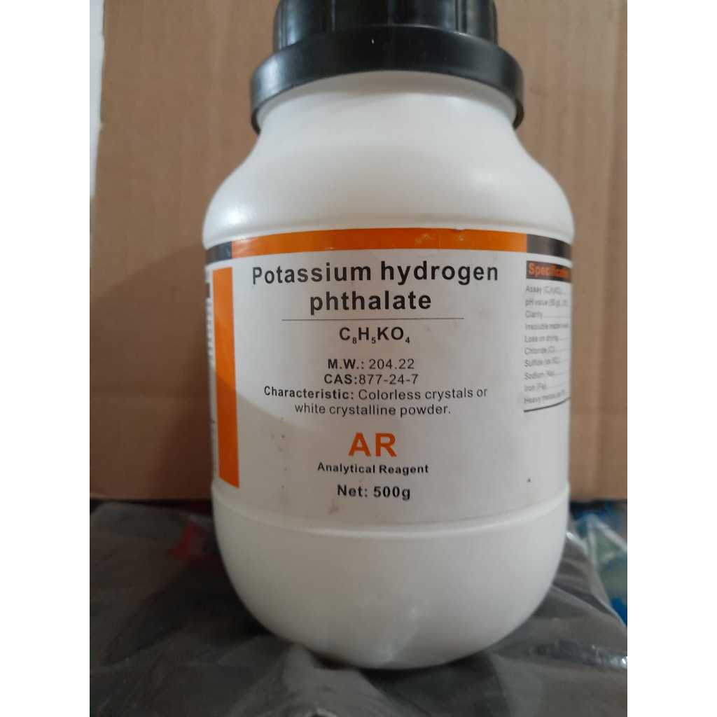 Jual Ftalat _ KHP _Kalium Hidrogen Phtalat | Shopee Indonesia
