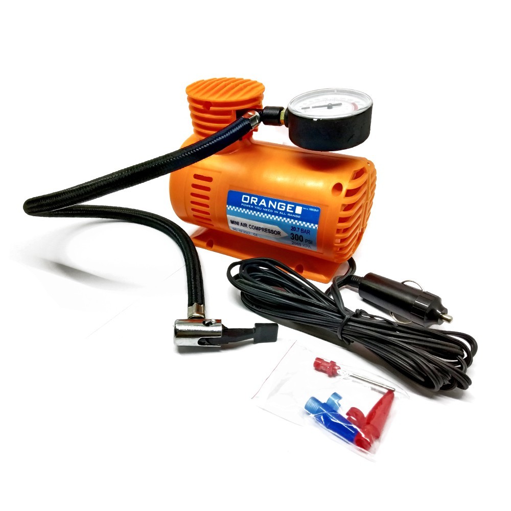 Jual Orange Kompresor Angin Mini Dc 12V Mini Air Compressor Paket ...