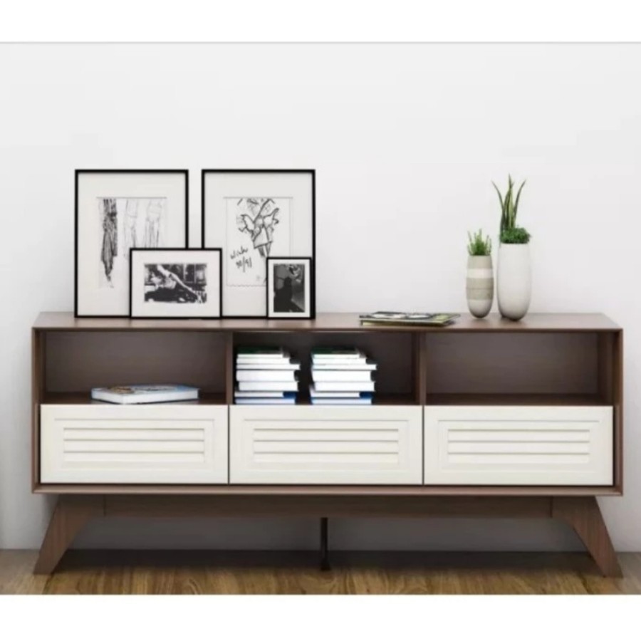 Jual Rak Tv Sideboard Meja Serbaguna Buffet TV GRAVER | Shopee Indonesia