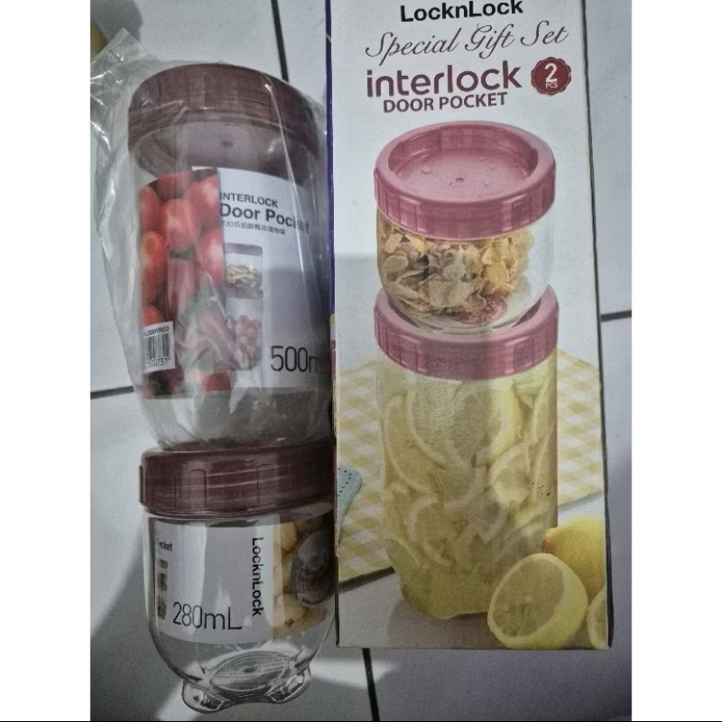 Jual Locknlock interlock door pocket isi 2 | Shopee Indonesia