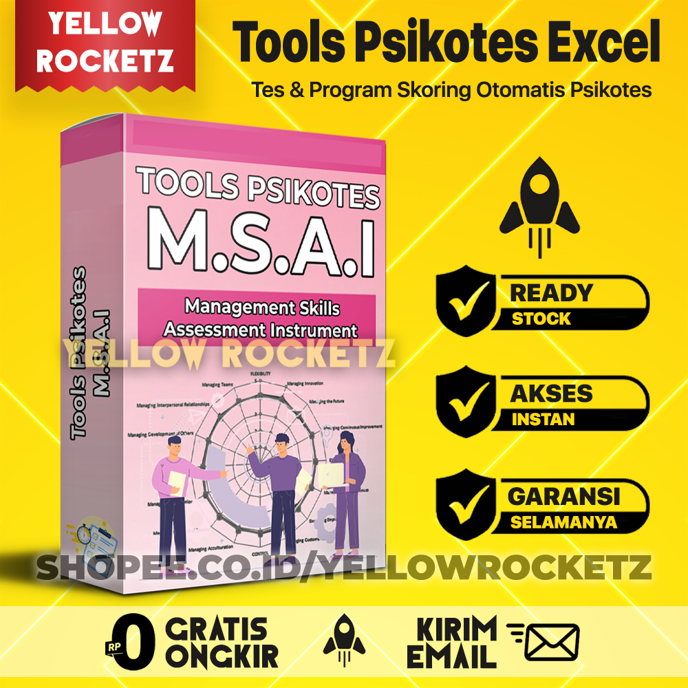 Jual TOOLS PSIKOTES MSAI Management Skills Assessment Instrument ...