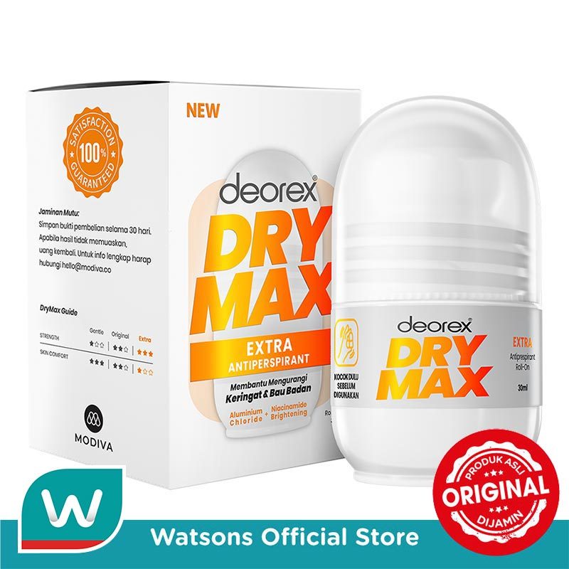 Jual Deorex Drymax Extra Antiperspirant 30ml | Shopee Indonesia