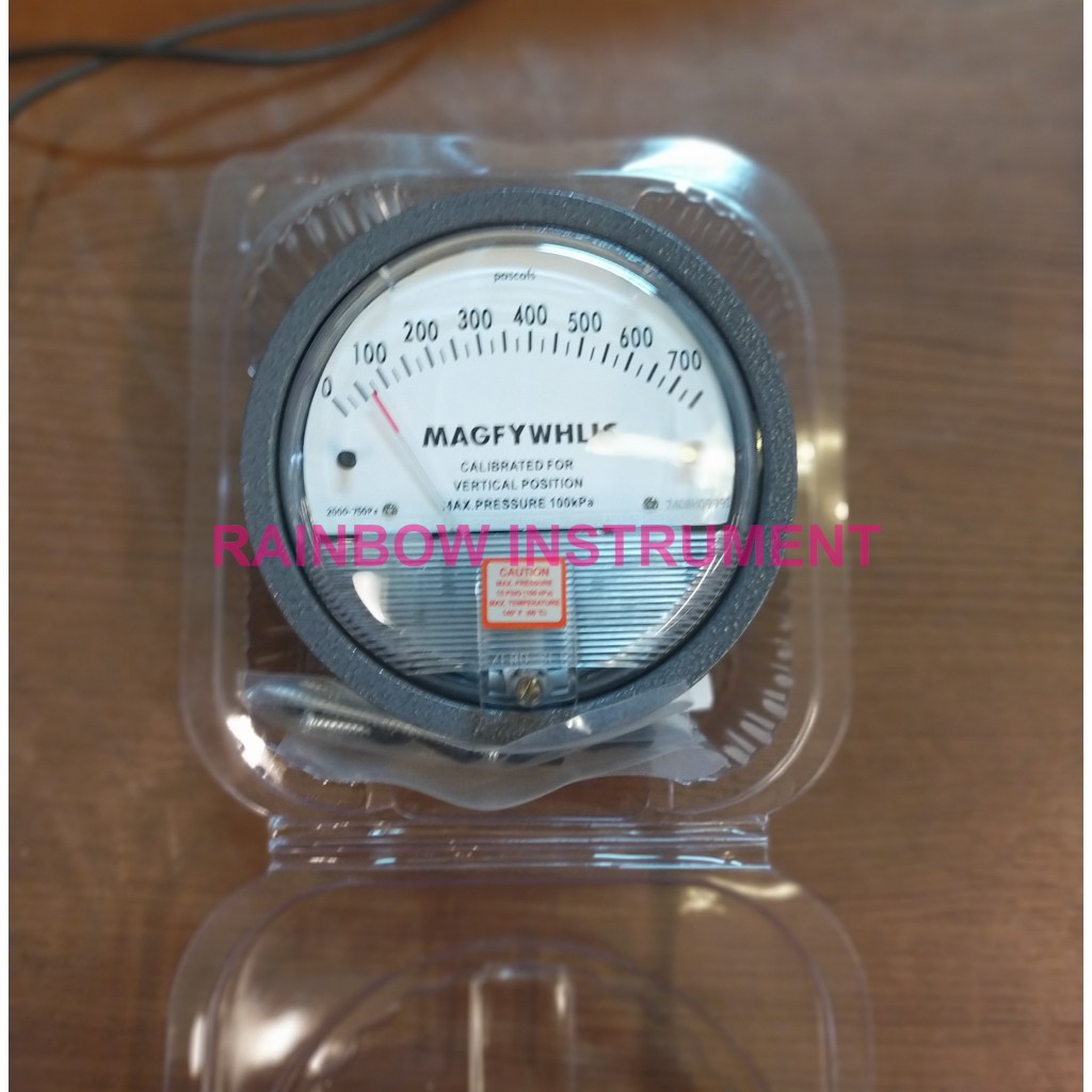 Jual Diferential pressure Gauge 0 sd 750 Pascal / Magnehelic pressure ...