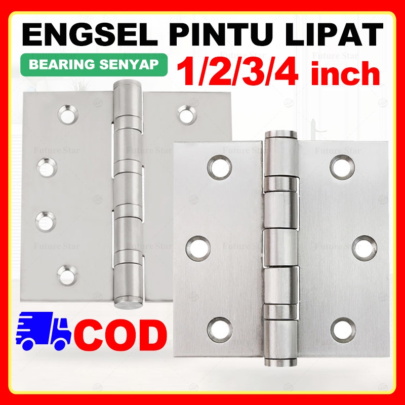 Jual Engsel Pintu Rumah Jendela Tebal Bagus Berkualitas 1.5 2 3 4Inch ...