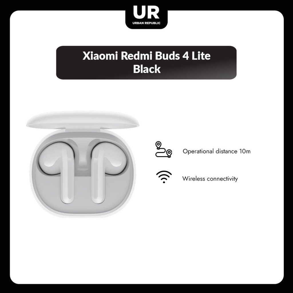 Jual Xiaomi Redmi Buds 4 Lite - Black | Shopee Indonesia