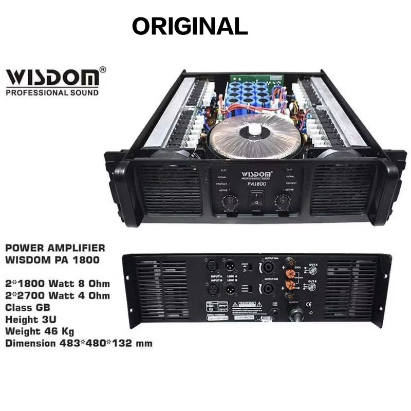 Jual Power Amplifier Class GB Wisdom PA1800 original Garansi Resmi