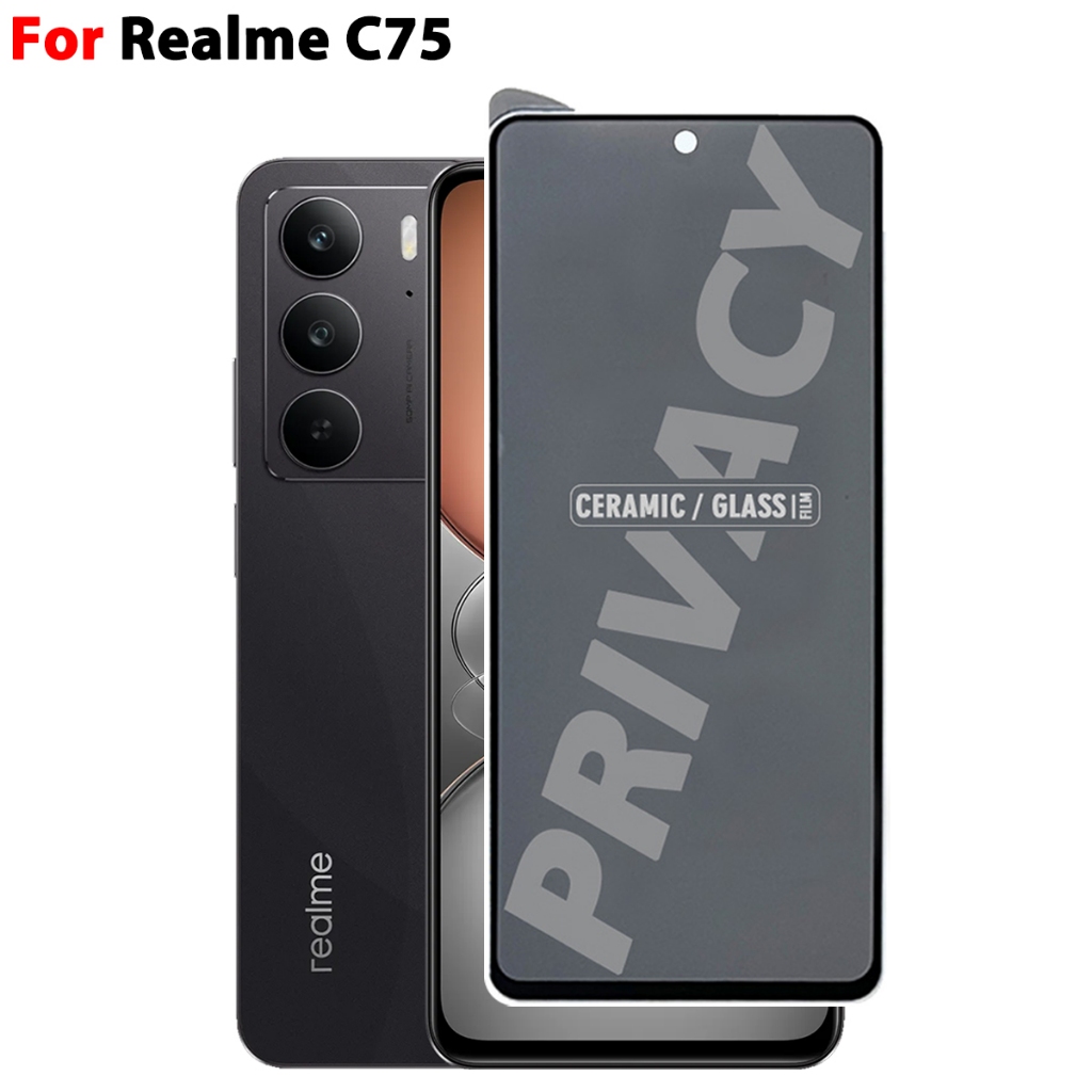 Jual Tempered Glass Ceramic Layar Realme C75 Layar Matte Privacy ...