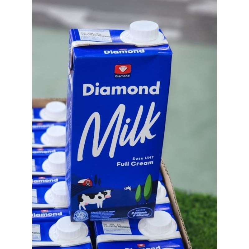 Jual (isi 12 pcs) Exp. 2026 Susu UHT Diamond 1 liter | Shopee Indonesia