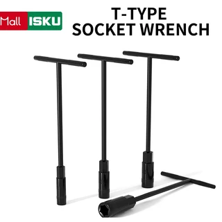ISKU Kunci Sok T Set 4pcs 8-14 mm Lengkap Kunci T Set T8 T10 T12 T14 Kunci Sock T
