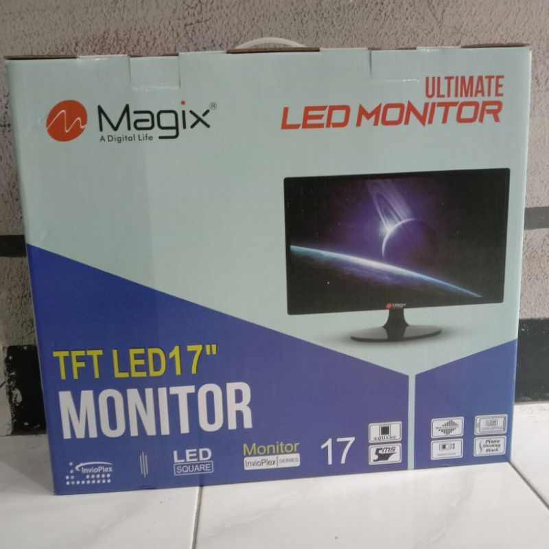 Jual Monitor Magix 17 inch Ultimate LED Monitor Komputer PC | Shopee ...
