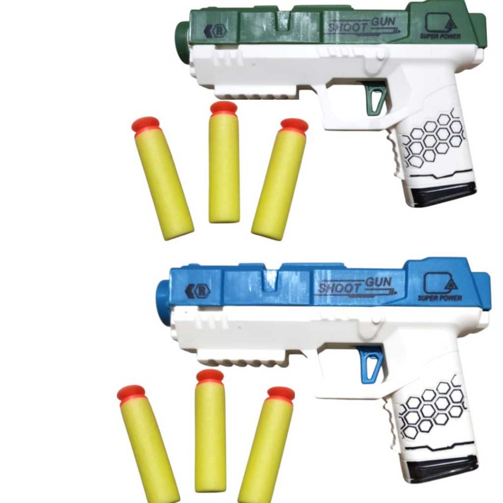Jual Fort knight gun mainan tembakan pistol nerf shoot gun mainan ...