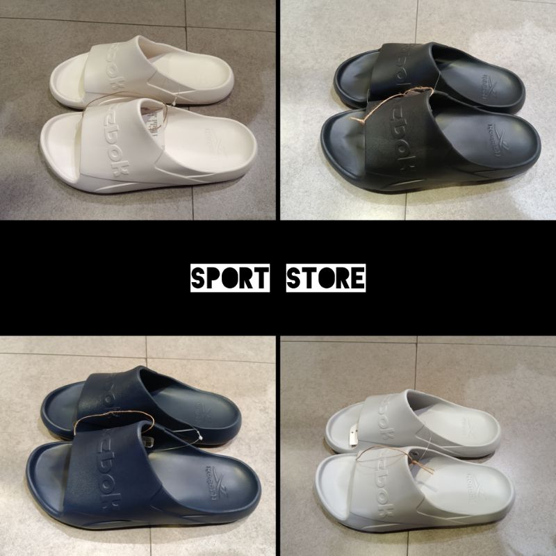 Jual sandal slip on Reebok clean slide original | Shopee Indonesia