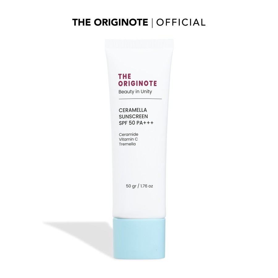 Jual The Originote Ceramella Sunscreen SPF50 PA+++ Serum Sunscreen ...