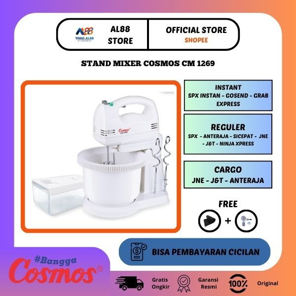 Jual Stand Mixer COSMIC CM-1269 (Cosmos Mixer with Container) | Shopee ...