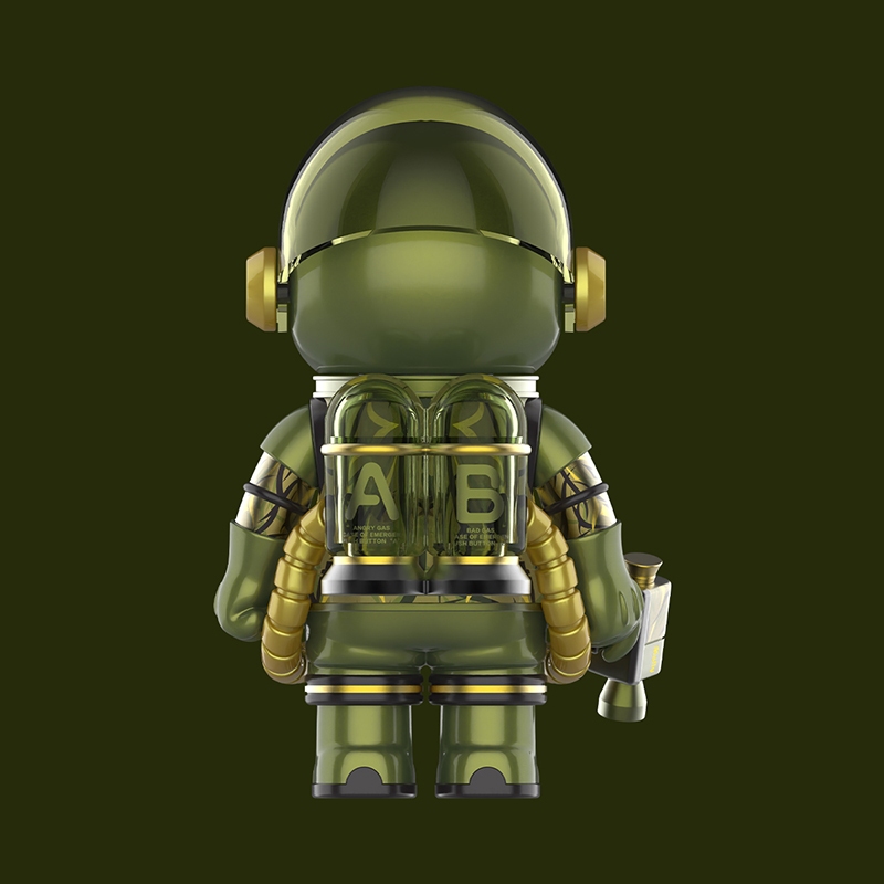 Jual POP MART MEGA SPACE MOLLY 100% CLOT - Olive Alienegra Limited