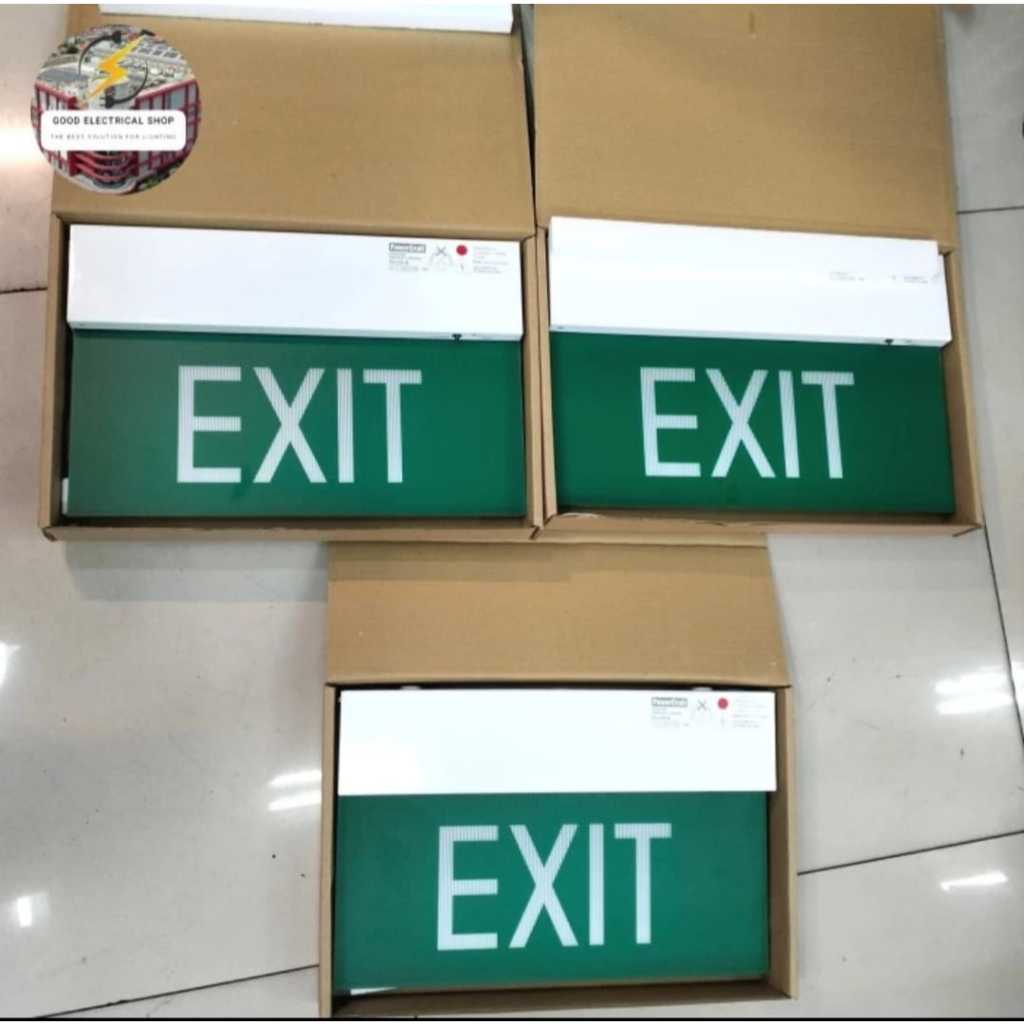 Jual Lampu Emergency Exit Light Powercraft EX-LED-M 1.2W LED Nicad ...