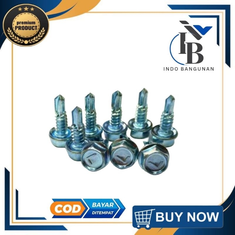 Jual BAUT BAJA RINGAN LION 10X16 (PER 100PCS) / BAUT TAHAN KARAT / BAUT ...