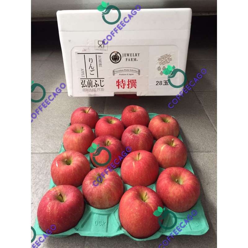 Jual Apel Fuji Hirosaki Japanese 1 Dus (10 KG) Fresh Import | Shopee ...