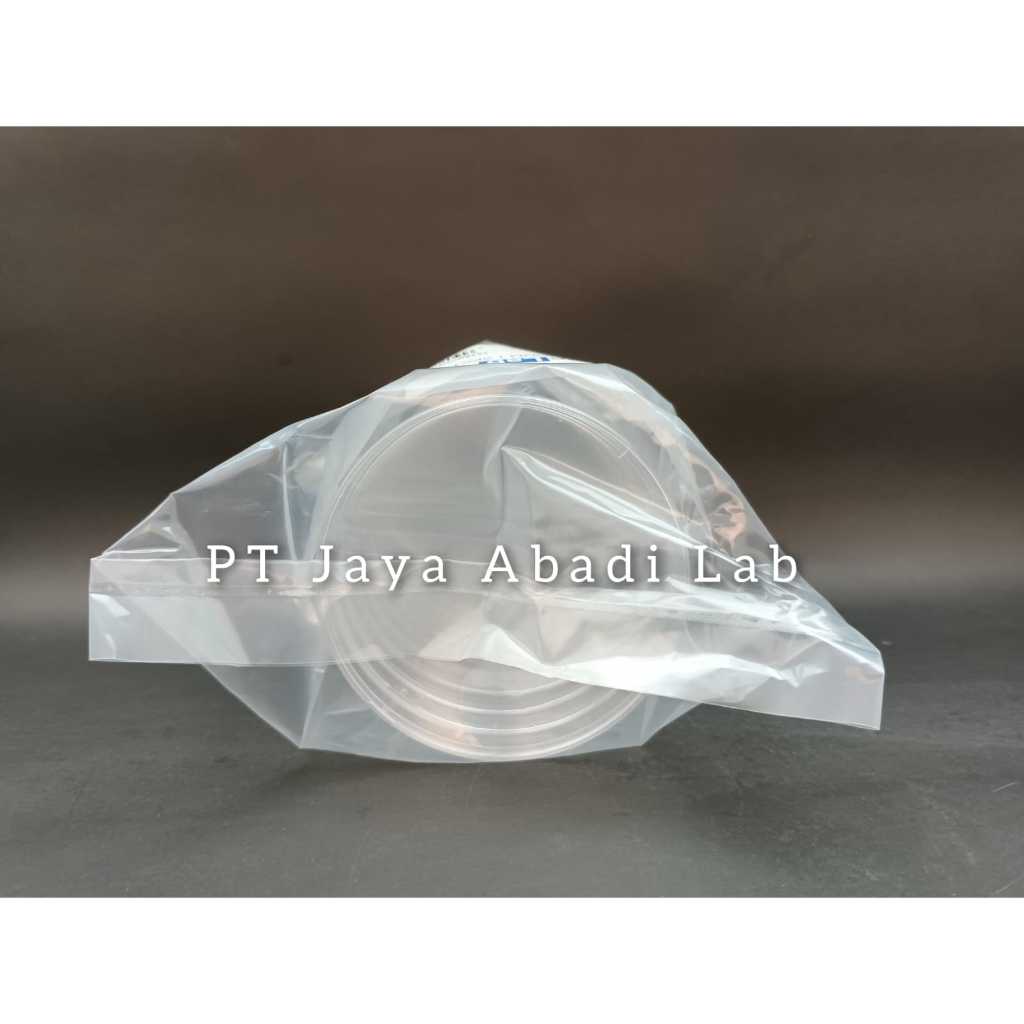 Jual petridish cawan petri bulat 90mm 9 cm plastik steril 90 mm isi 10 ...