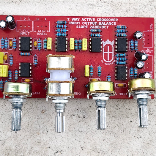 Jual Kit Crossover Aktif 2 Way 6 IC Input & Output Balance | Shopee ...