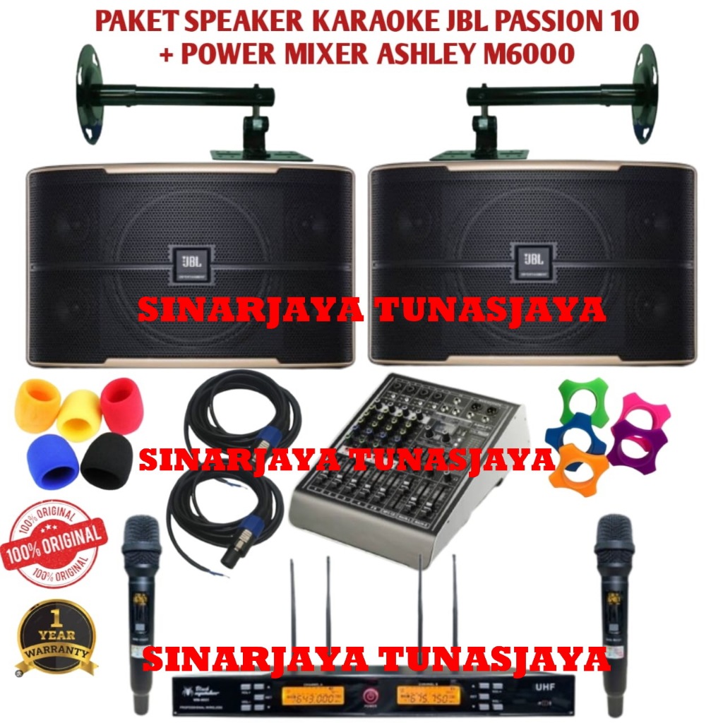 Jual PAKET KARAOKE SPEAKER JBL PASION 10A SPEAKER JBL PASION10A ...