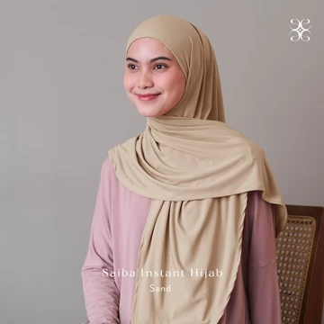 Eltahj – Saiba Instant Oval Tali Hijab Instant Oval Kerudung Jilbab Soft Wanita Jersey