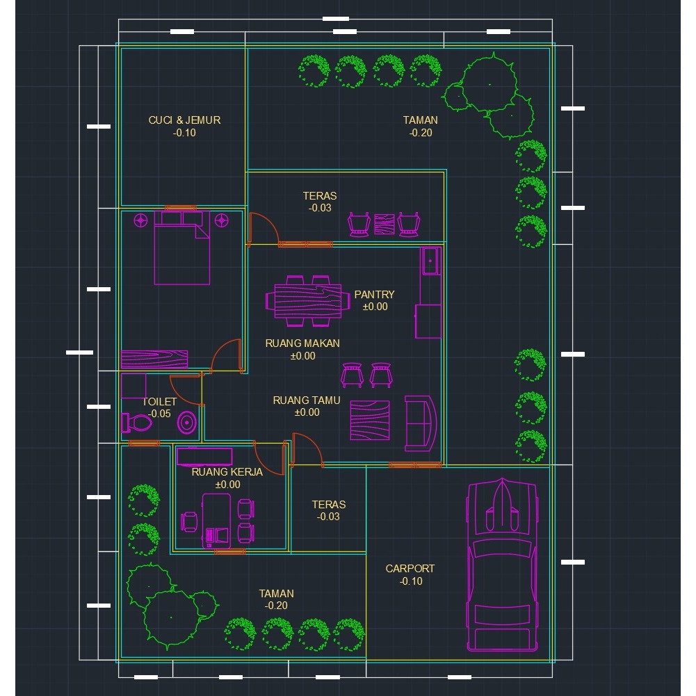 Jual File Denah Autocad (untuk referensi) | Shopee Indonesia