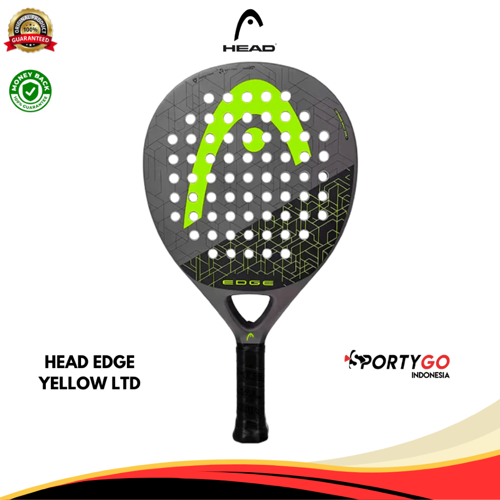 Jual Padel Racket HEAD EDGE Yellow LTD | Raket Padel HEAD | Shopee ...
