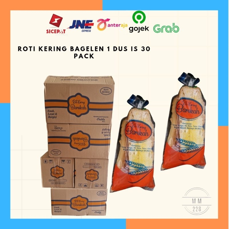 Jual Roti Kering Bagelen 1 dus isi 30 pack | Shopee Indonesia