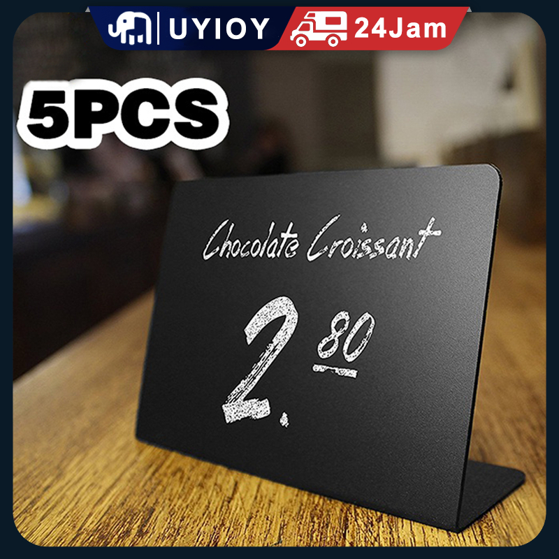 Jual 5PCS Letter Board Papan Mini Chalkboard Papan Tulis Menu Kecil ...