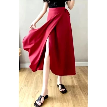 Rok Himari Skirt Korean Style Rok Lilit Satin Bahan Velvet Himari Skirt Premium Rok Jumbo