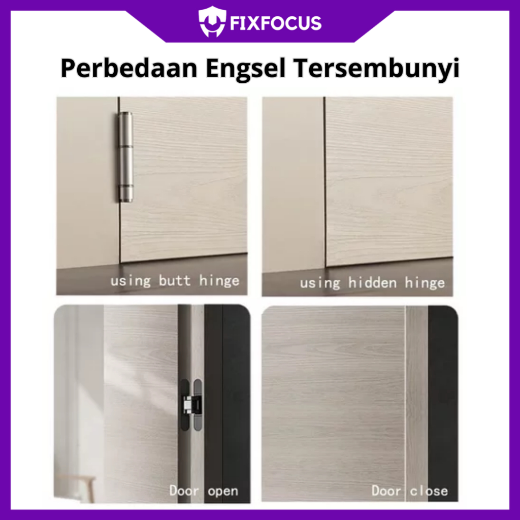 Jual Engsel Pintu Tanam Kamuflase Tersembunyi Invisible Hidden ...