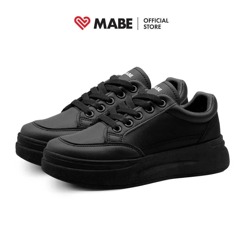 Jual MABE FLASH SALE Rose Sepatu Sekolah Kerja Hitam Sneakers Kets ...